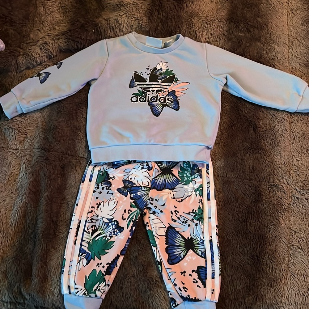 Baby Girls Adidas Sweatsuit